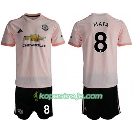 Billiga Fotbollströjor Manchester United Mata 8 Barn Borta tröja 2018/19 Kortärmad